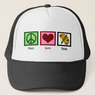 Casquette Peinture d'amour de paix