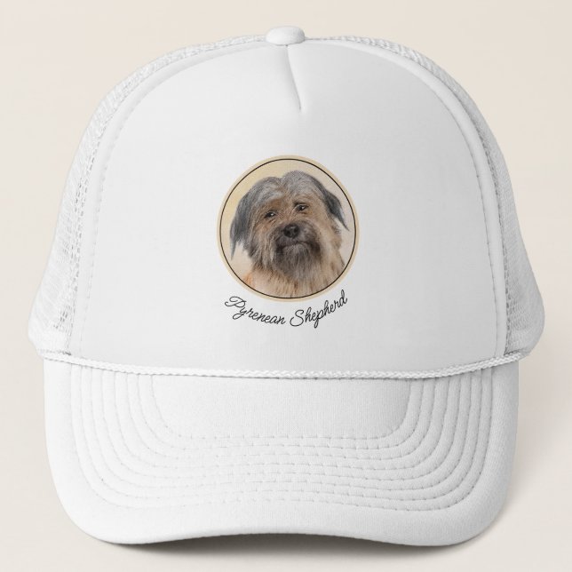 Casquette Peinture de berger pyrénéenne - Cute Original Chie (Devant)