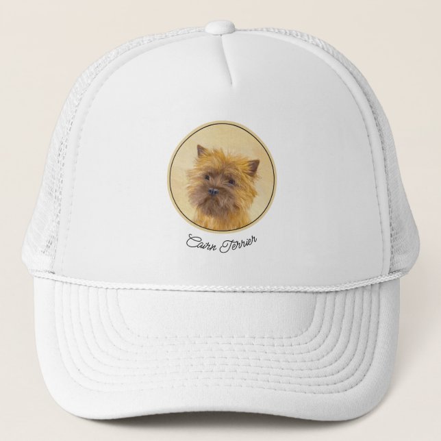 Casquette Peinture de Cairn Terrier - Cute Original Chien Ar (Devant)