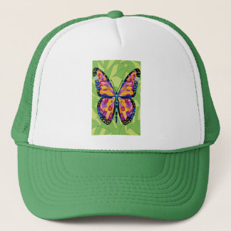 Casquette Peinture de papillon abstrait