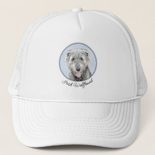 Casquette Peinture de Wolfhound irlandais - Joli art origina