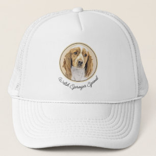 Casquette Peinture d'espagnol Welsh Springer - Art original 