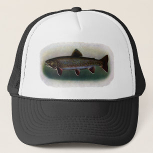 Casquette Peinture orientale de truite de ruisseau