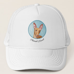 Casquette Peinture Pharaon Hound - Cute Original Chien Art