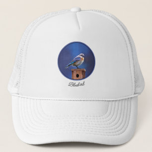 Casquette Peinture pour oiseaux bleus (femelle) - Art origin