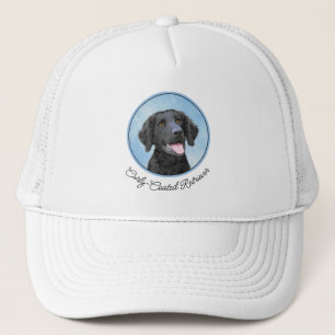 Casquette Peinture Retriever recouverte de boue - Art Chien
