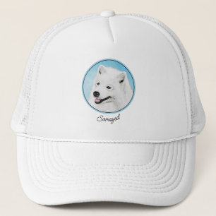 Casquette Peinture Samoyed - Cute Original Chien Art