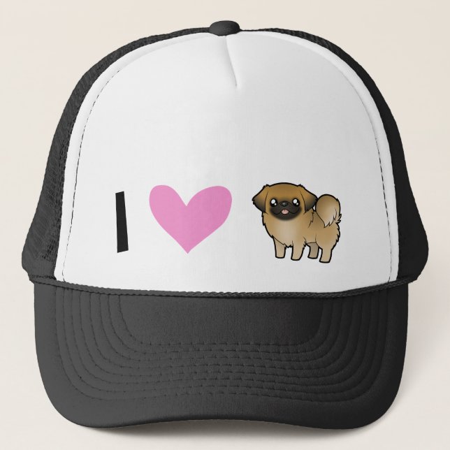 Casquette Pekingese Love (coupe de chiot) (Devant)