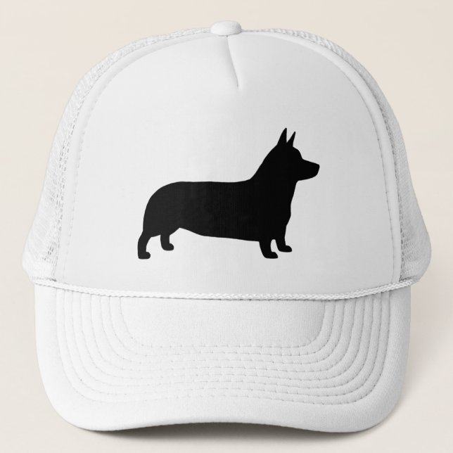 Casquette Pembroke Welsh Corgi Silhouette (Devant)