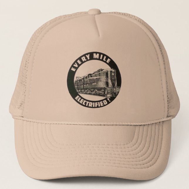 Casquette Pennsylvania Railroad tous les milles électrifiés (Devant)