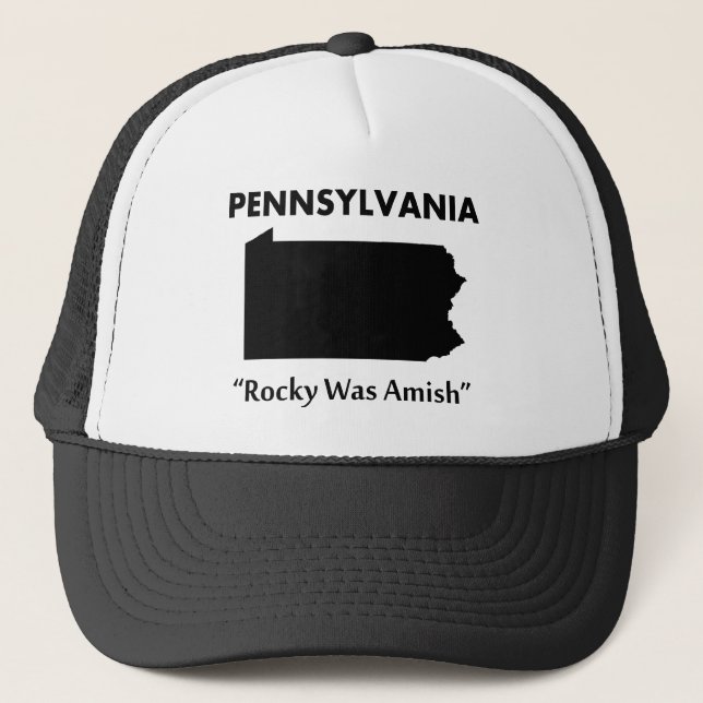 Casquette Pennsylvanie - Rocky était Amish (Devant)
