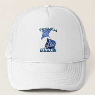 Casquette Pensacola Beach Floride vacances Tribal Stingray