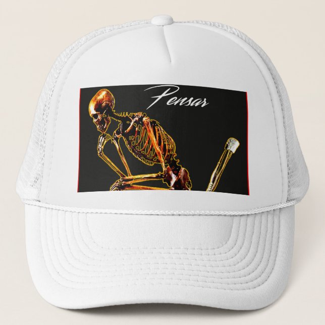 Casquette Pensar : Réflexions multilingues (Devant)