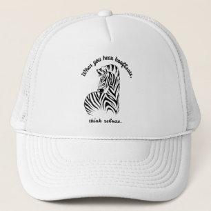 Casquette Pensez aux zèbres