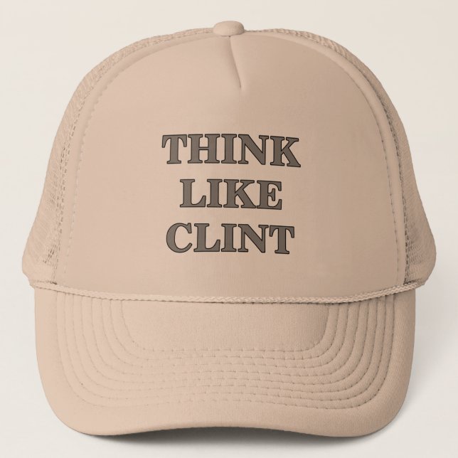 Casquette Pensez comme Clint (Devant)