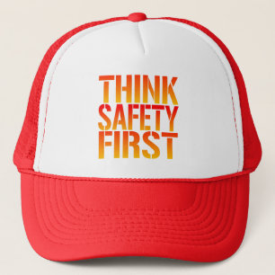 Casquette Pensez d'abord à la sécurité