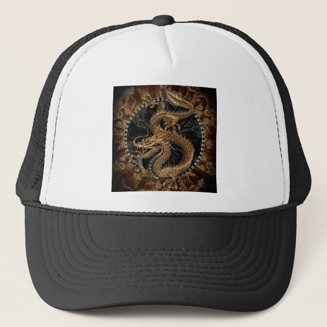 Casquette Pentagramme dragon (Devant)