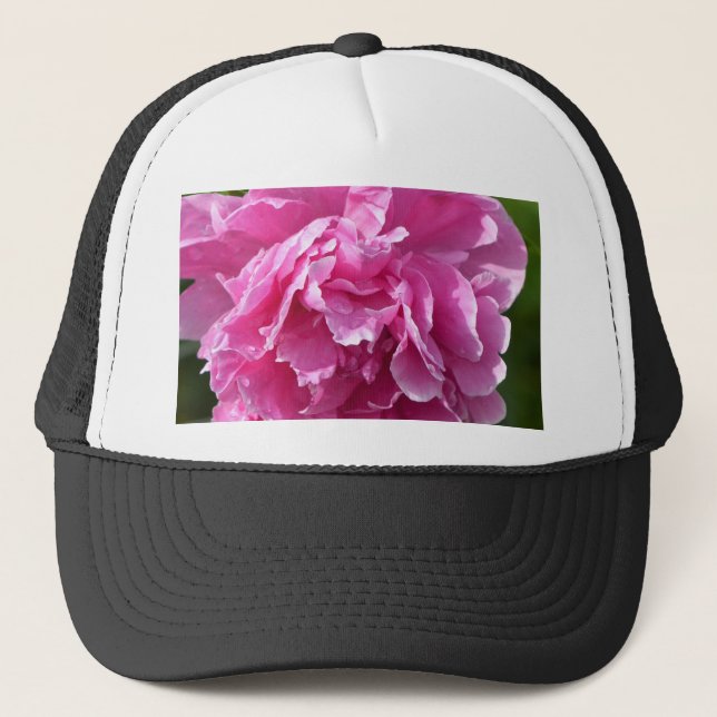 Casquette Peony rose (Devant)