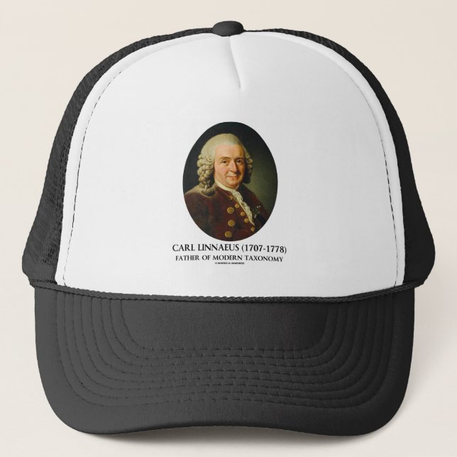 Casquette Père de Karl Linnaeus de taxonomie moderne (Devant)