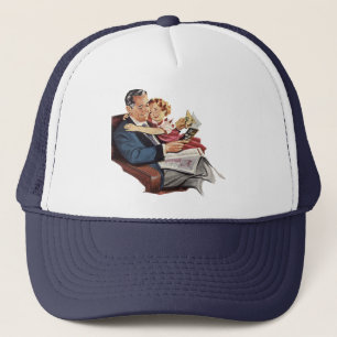 Casquette Père et fille vintage, Bonne fête des pères !