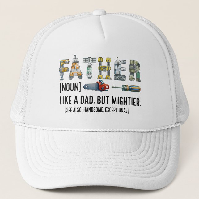Casquette PÈRE : La mise à niveau finale (Devant)