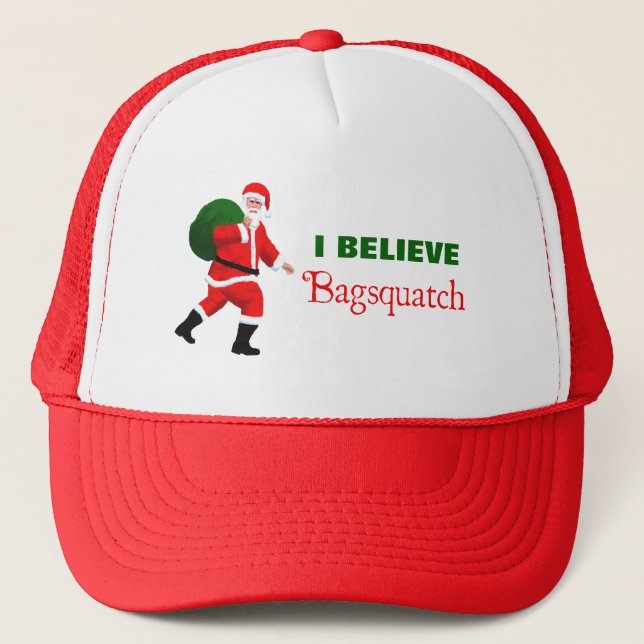 Casquette Père Noël - Bagsquatch (Devant)