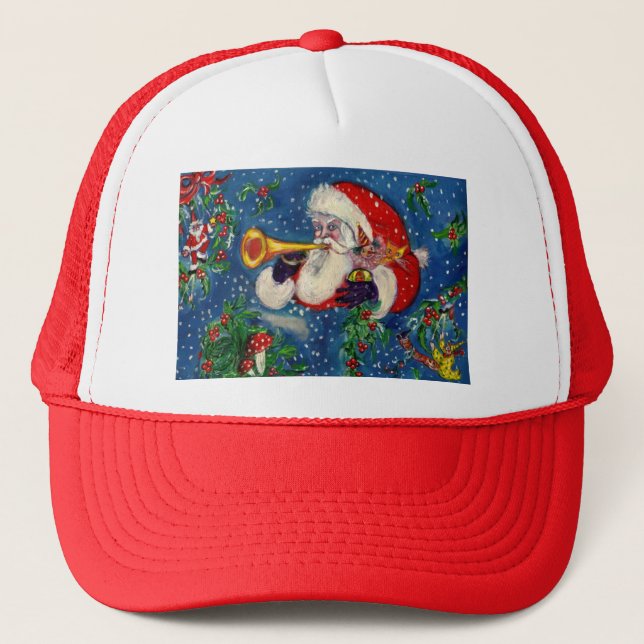 Casquette PÈRE NOËL BUGLER Noël musical (Devant)