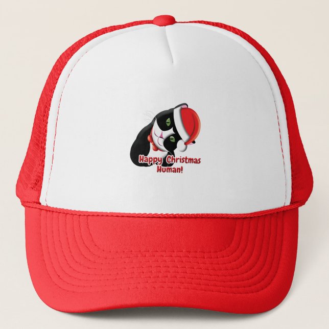 Casquette Père Noël Cat (Devant)