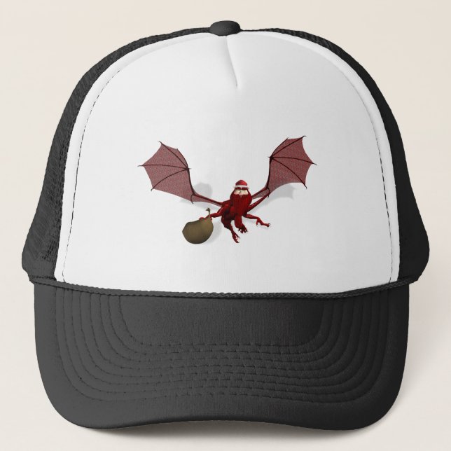 Casquette Père Noël Dragon (Devant)