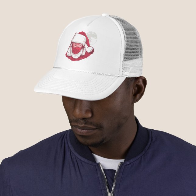 CASQUETTE PÈRE NOËL DRÔLE ENSEIGNANT (En situation)