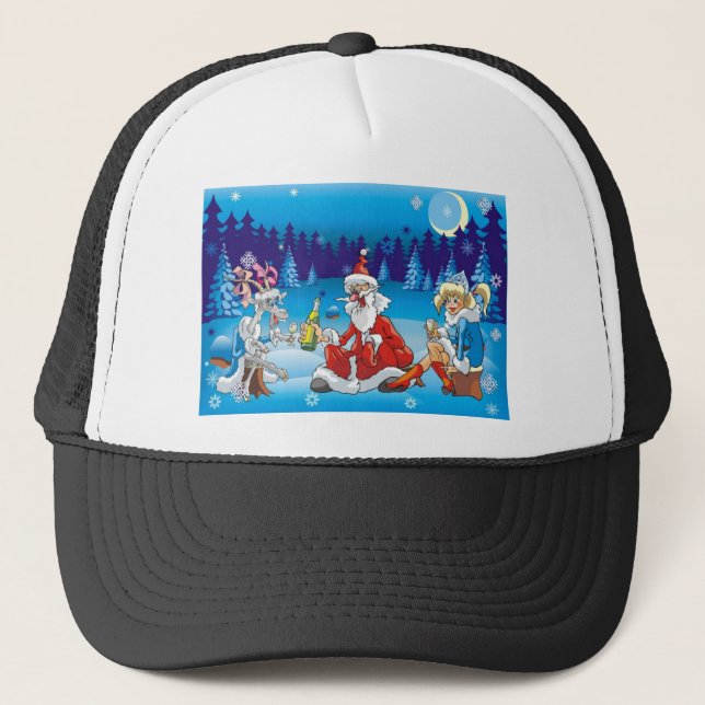 Casquette père Noël épouvantable (Devant)