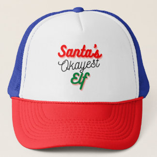 Casquette Père Noël Okayest Elf | Noël drôle