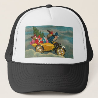 Casquette Père Noël Rides a Motorcycle - Noël