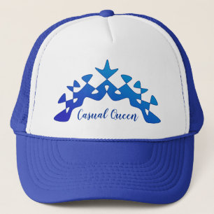 Casquette Perpétuelle "Reine Décontractée" Couronne Bleue Fa