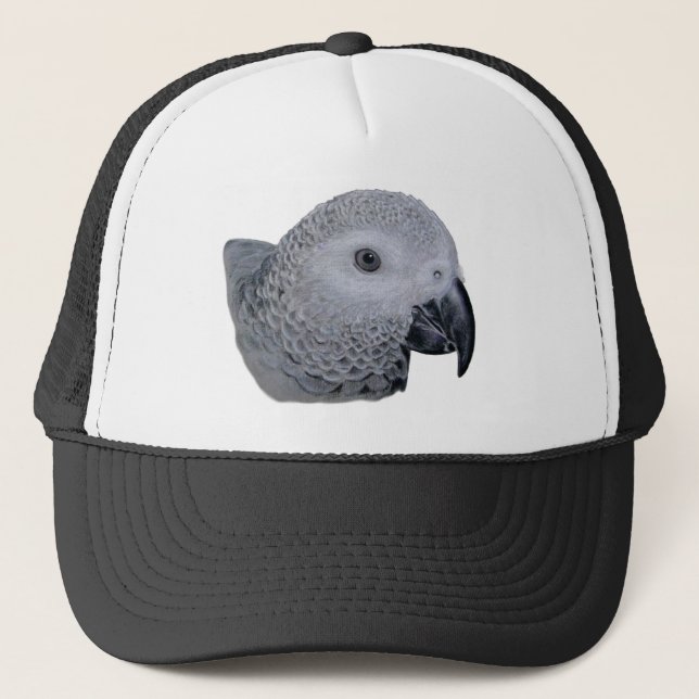 Casquette Perroquet de gris africain du Congo (Devant)