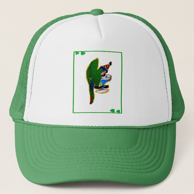 Casquette Perroquet de la Saint-Patrick (Devant)
