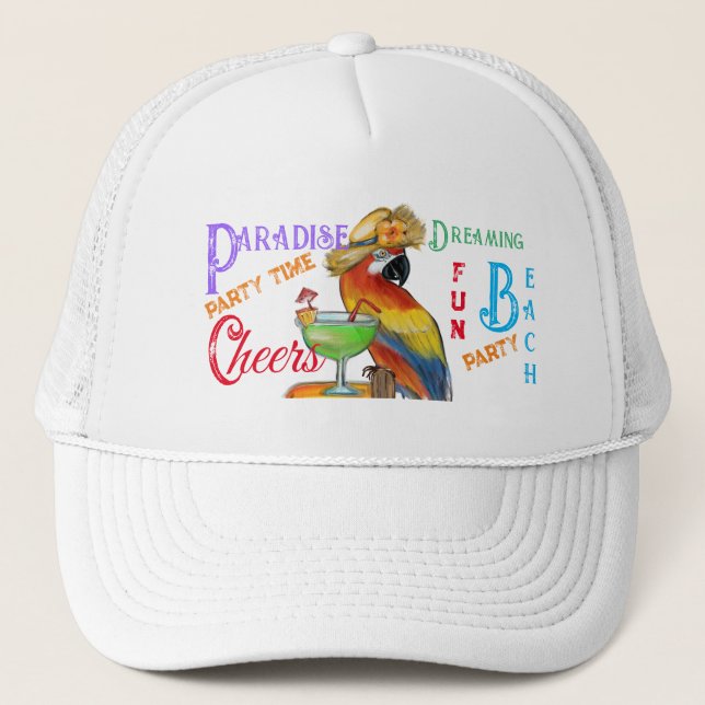 Casquette Perroquets (Devant)