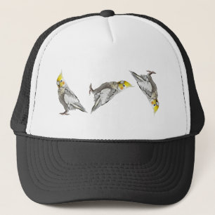 Casquette Perruche à tête grise qui fait un doigt d'honneur