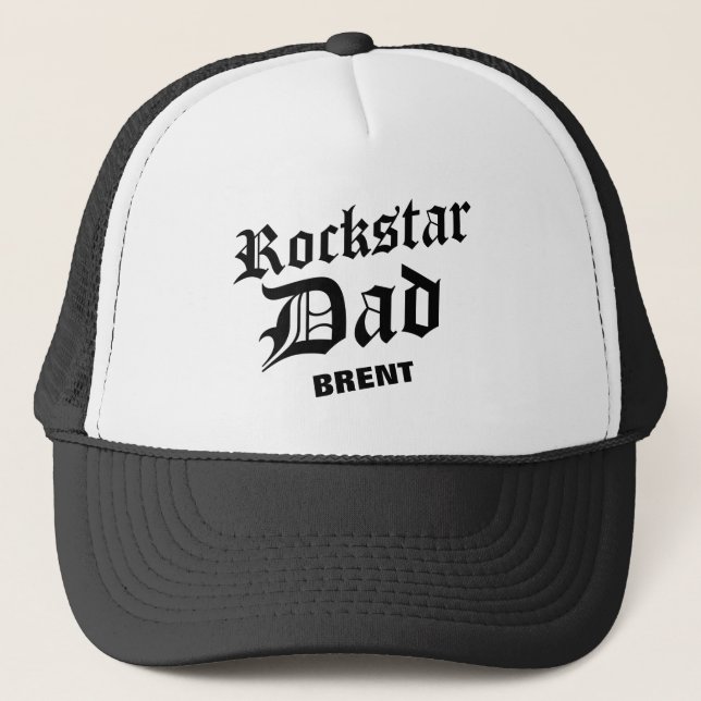 Casquette Personalize This Rockstar Dad (Devant)