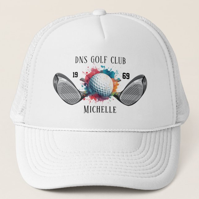 Casquette Personalized Golf Club Name Classic (Devant)