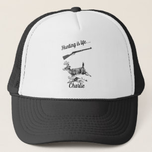 Casquette Personalized Hunting Is Life Buck and Rifle