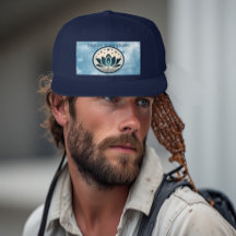 Personalized Logo Yoga Studio Lotus Classic Indigo