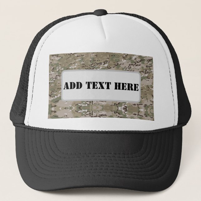 Casquette Personalized Tactical Military Camo (Devant)