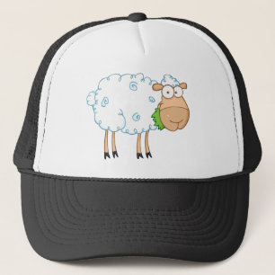 Casquette Personnage de dessin animé de moutons blancs