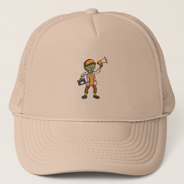 Casquette personnage de dessin animé de réalisateur zombie é (Devant)