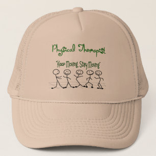 Casquette personnages en allumettes de thérapeute de