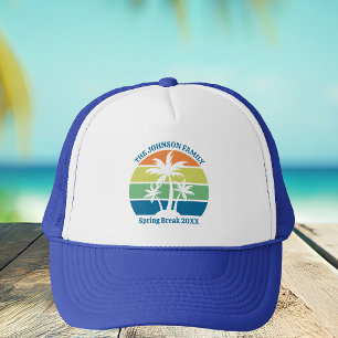 Casquette Personnalisable Ile tropicale Trip Palm Trees