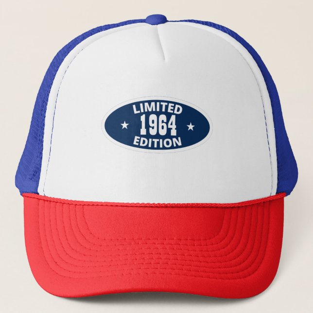 Casquette personnalisation 60e anniversaire Trucker Hat (Devant)