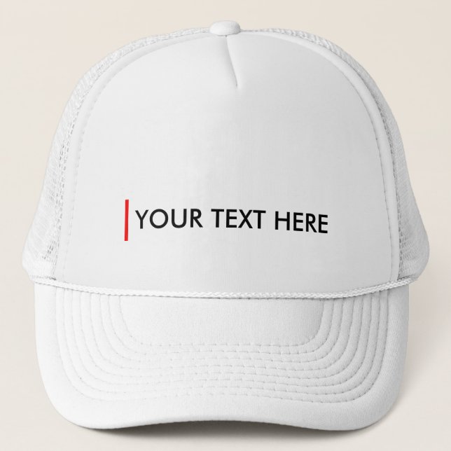 Casquette Personnalisé Ajouter Votre Texte Ici Modèle Baseba (Devant)