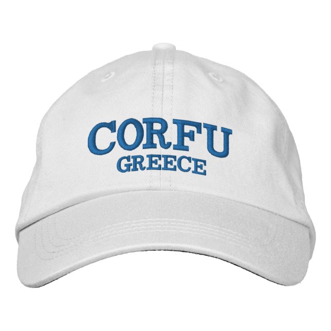 Casquette personnalisé Corfou Grèce (Devant)